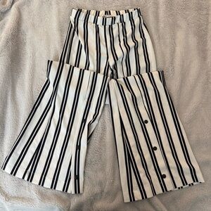 Zara Button Hem Pants